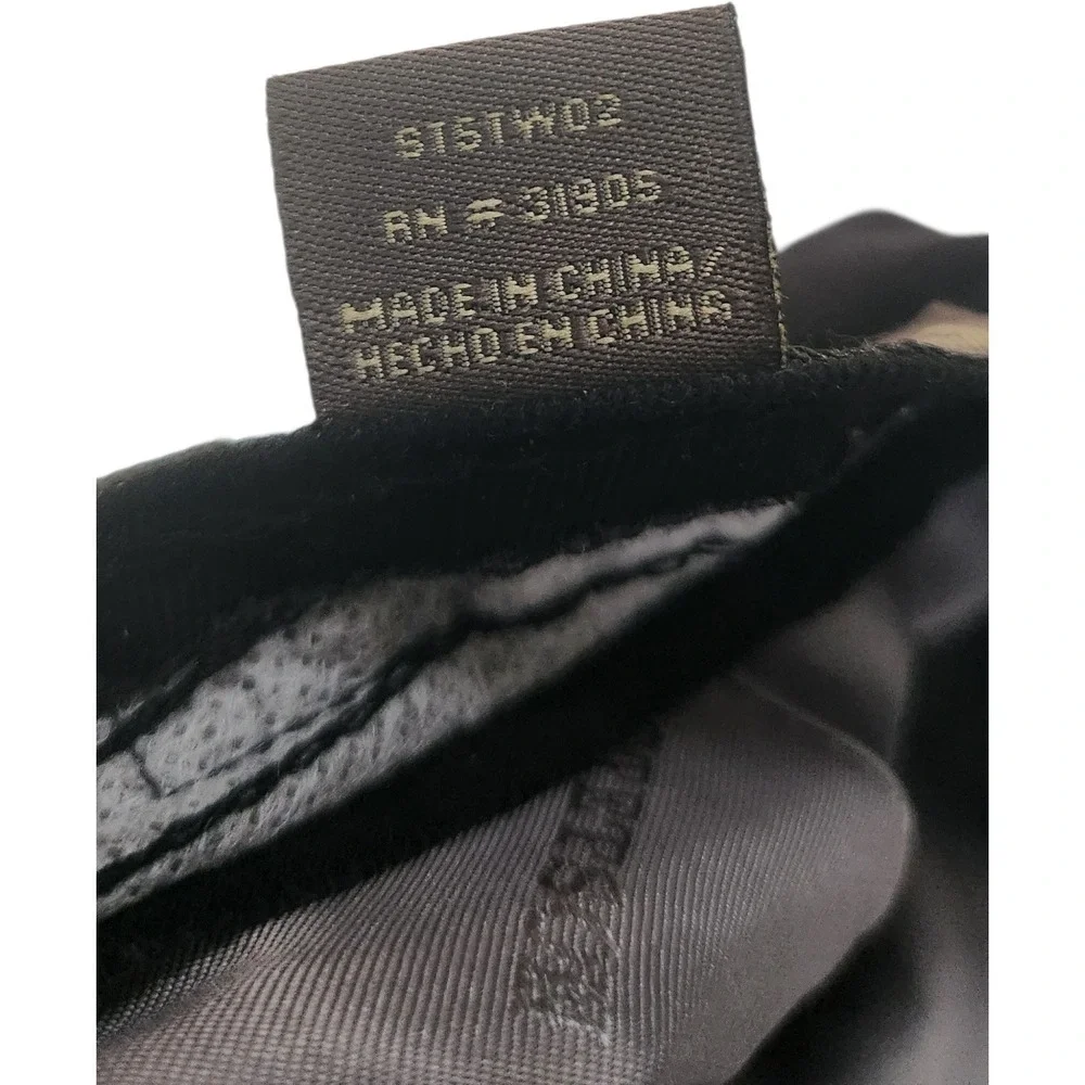 Stetson Mens Black Herringbone Flat Cap Ivy Hat STSTW02 Large - Picture 6 of 8